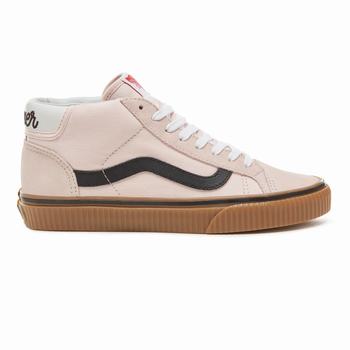 Vans Suede Power Pack Mid Skool 37 - Naisten Korkeavartiset tennarit - Pinkki